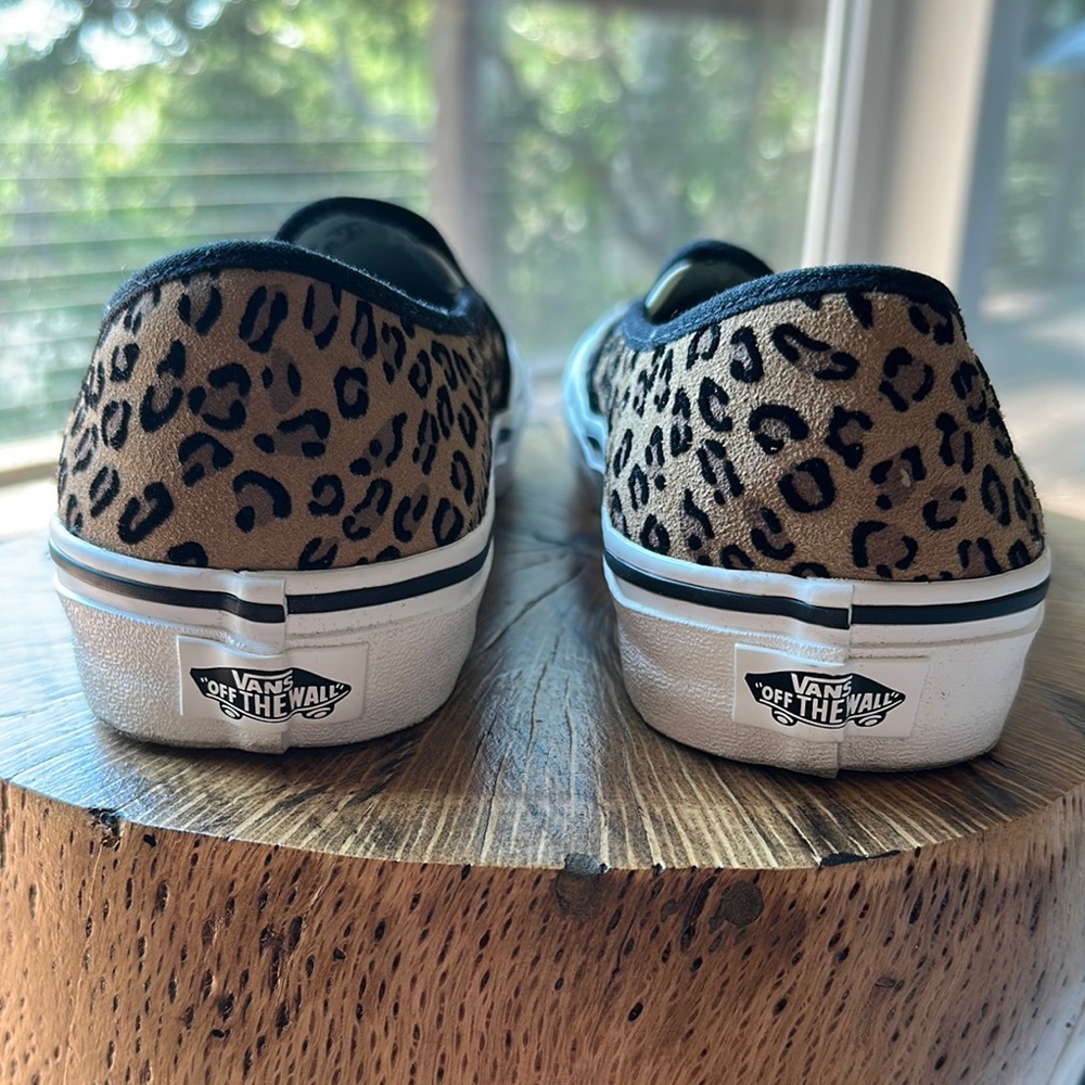 Vans Animal Print Slip-On Shoes - Picture 3 of 6